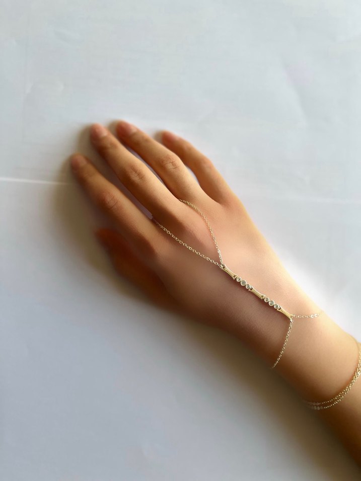 Diger Altın Renk Zincir Detaylı Şahmeran - Görsel 2