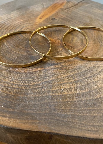 Parlak Altın Renkli Ajda bilezik - Görsel 3