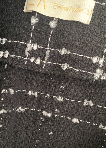 Siyah Tüvit Ceket - Görsel 5