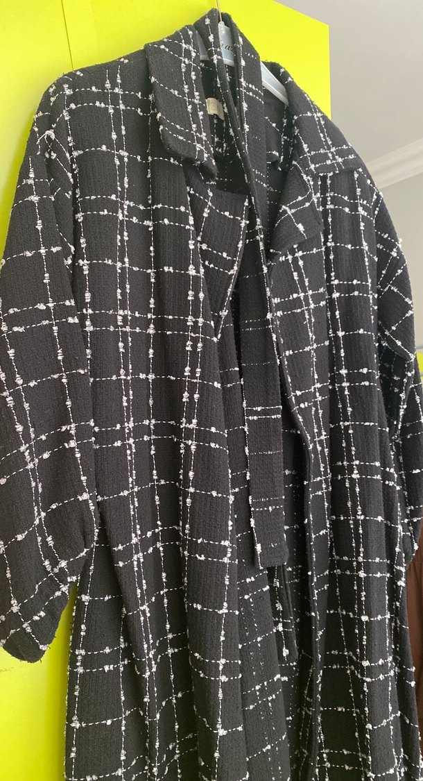 Siyah Tüvit Ceket - Görsel 2