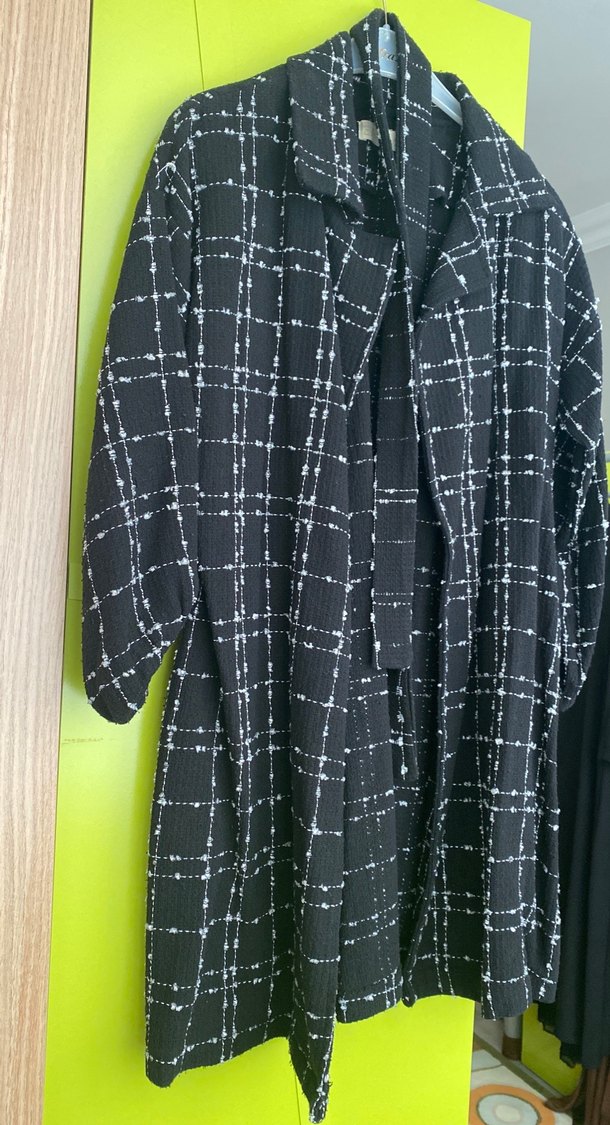 Siyah Tüvit Ceket - Görsel 4