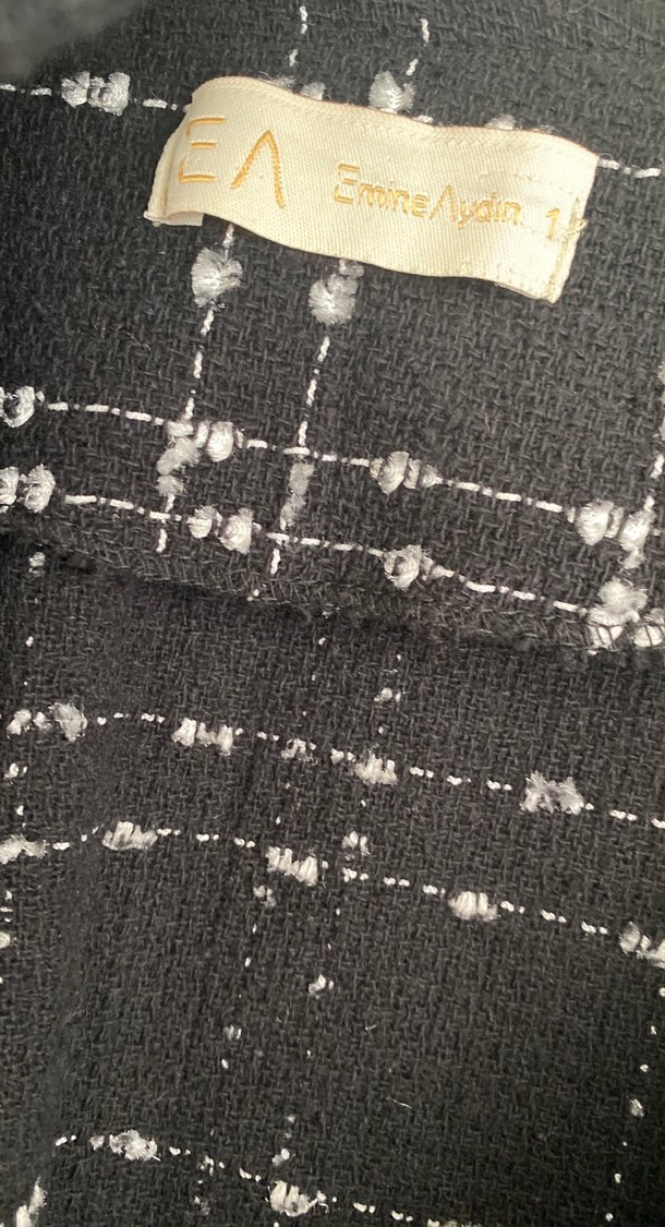 Siyah Tüvit Ceket - Görsel 5