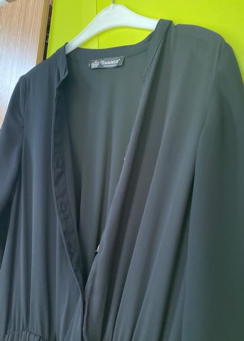 Kadın Siyah Pilili Uzun Elbise - Görsel 2