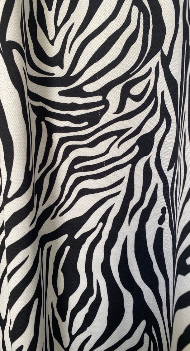 Zebra Desenli Kadın Uzun Kollu Tunik - Görsel 5