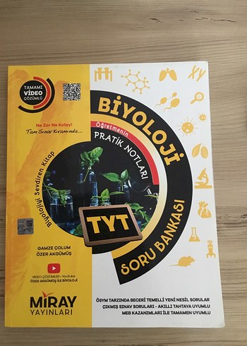 Miray Yayınları TYT Biyoloji Soru Bankası