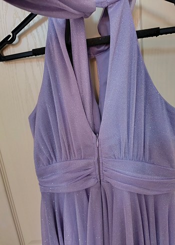 Mor Abiye Elbise - Görsel 6