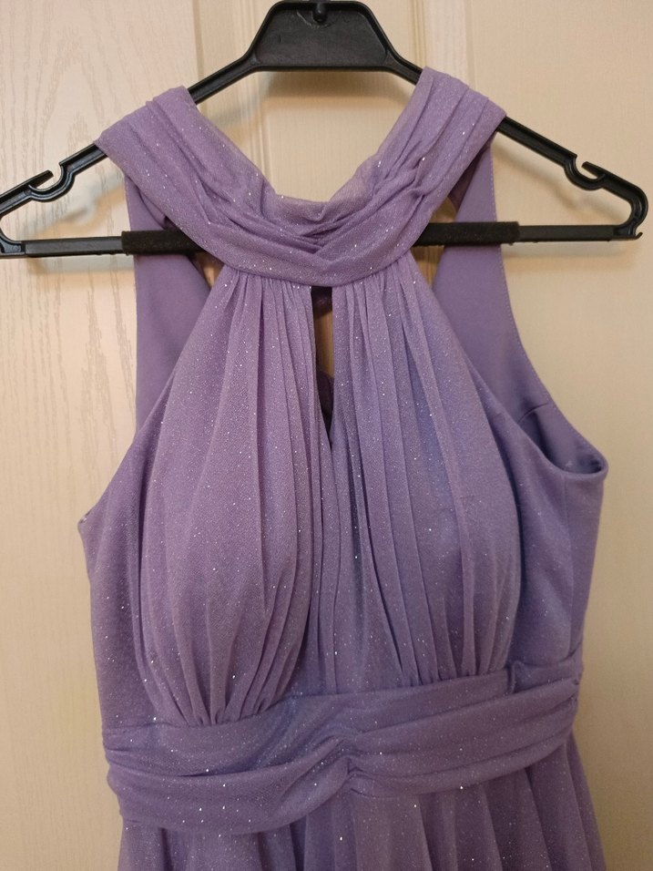 Mor Abiye Elbise - Görsel 4