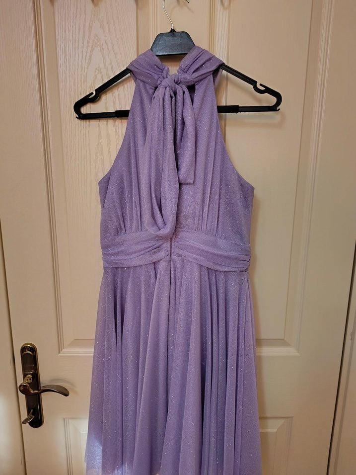 Mor Abiye Elbise - Görsel 5