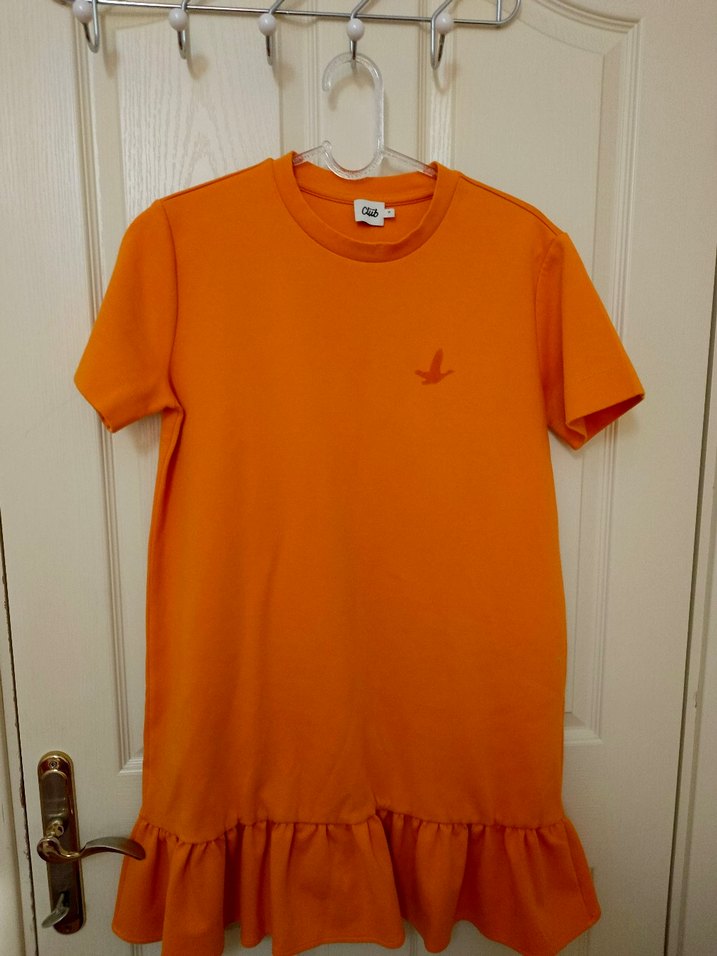 Beymen Club Turuncu Kısa Kollu Elbise - Görsel 2