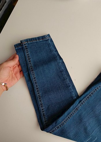 Addax Kadın Lacivert Denim Jean