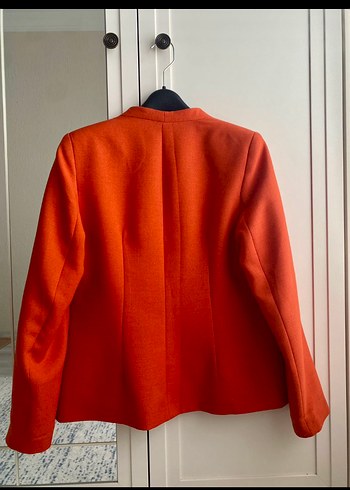 Diğer Turumcu Parlak Midi Kadın Blazer Ceket