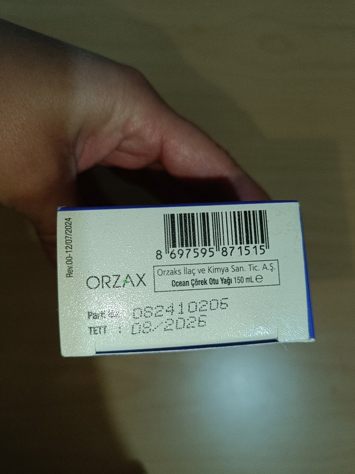 Orzax Ocean Soğuk Sıkım Çörek Otu Yağı 150 ml - Görsel 2