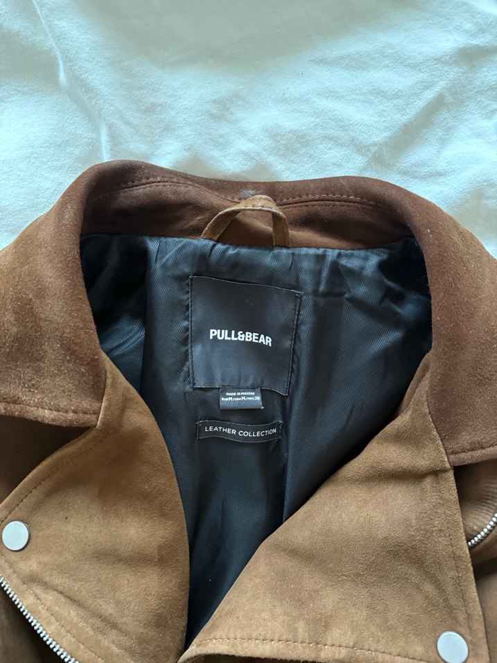 Kahverengi Kadın Hakiki Süet Deri Ceket - Görsel 4