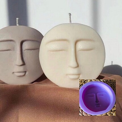 Yüz mum kalıbı