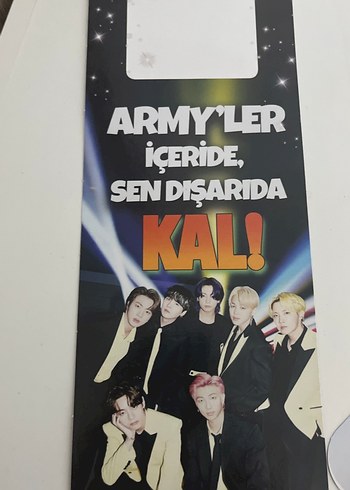 Kapı Çalmak Yasak Blink Kapı Askısı