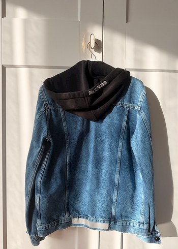 Düğmeli Mavi Denim Ceket - Görsel 2