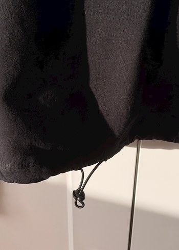 Siyah Kadın Uzun Kollu Salaş Sweatshirt - Görsel 3