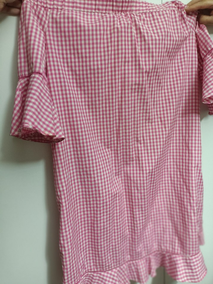 Koton Pembe Nakışlı Elbise - Görsel 5