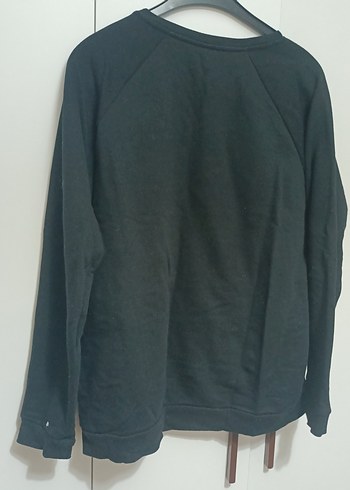 Kadın Siyah Uzun Kollu Desenli Sweatshirt - Görsel 4