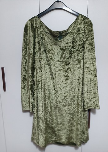 Kadife Gece Elbisesi L Beden - Görsel 3