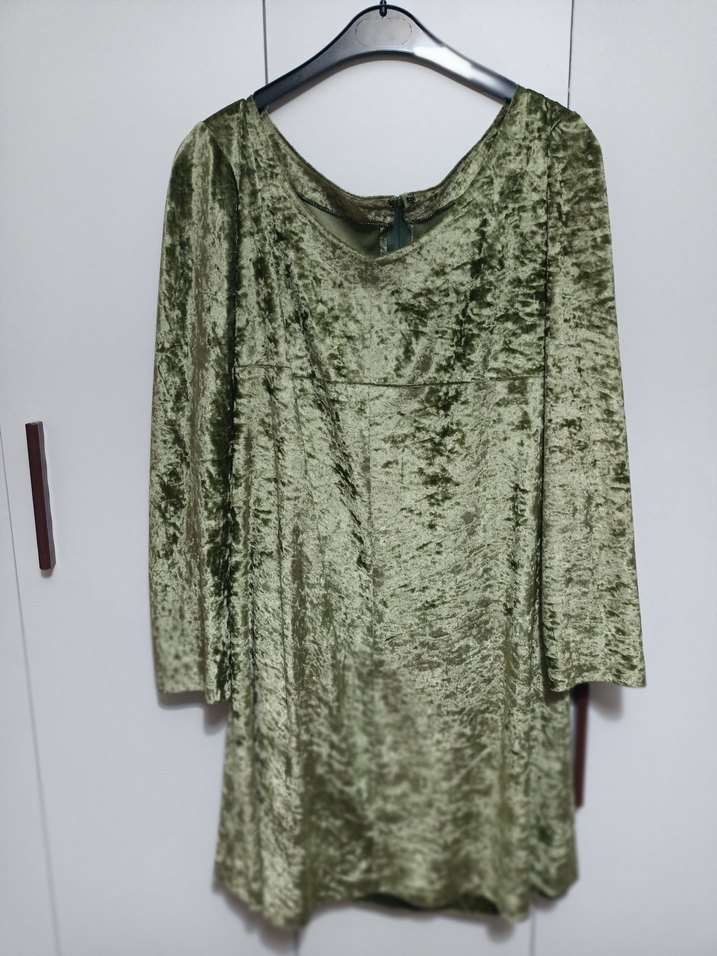 Kadife Gece Elbisesi L Beden - Görsel 3