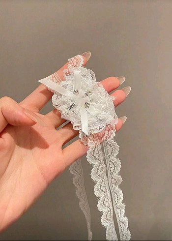 gotik cross dantelli göz bandanasi - Görsel 2