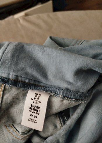 2 adet HM Mavi Hamile Kot Pantolon, skinny Kesim - Görsel 7