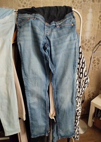 2 adet HM Mavi Hamile Kot Pantolon, skinny Kesim - Görsel 2