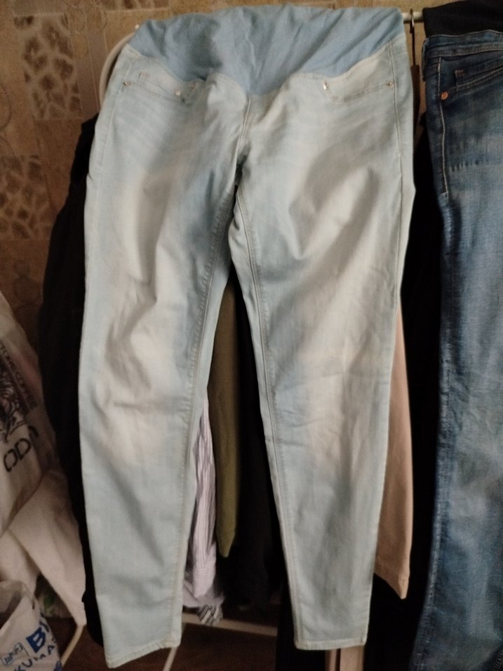 2 adet HM Mavi Hamile Kot Pantolon, skinny Kesim - Görsel 4