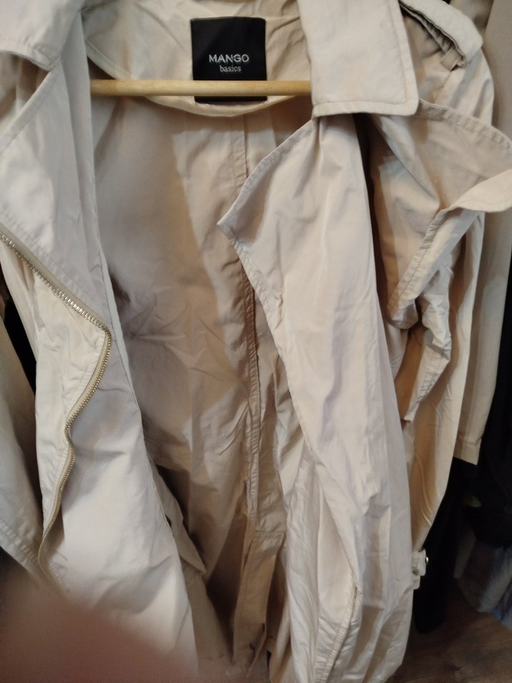 Mango Bej Midi Kemerli Kadın Trençkot - Görsel 2