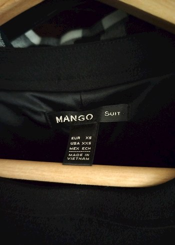 Mango Siyah kolsuz astarlı elbise/tunik - Görsel 2