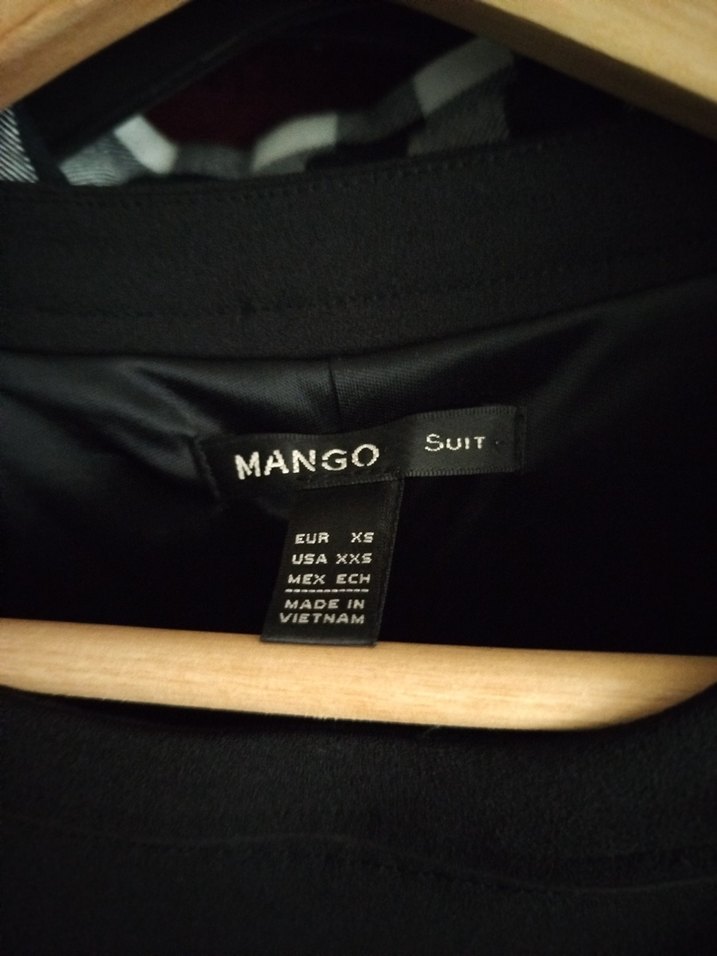 Mango Siyah kolsuz astarlı elbise/tunik - Görsel 2