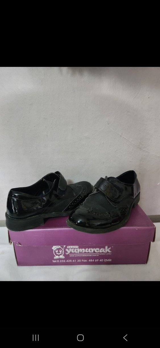 Klasik Siyah Erkek Çocuk Özel Ayakkabı - Görsel 2