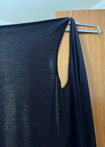 Lacivert Kadın Drapeli Şal - Görsel 2