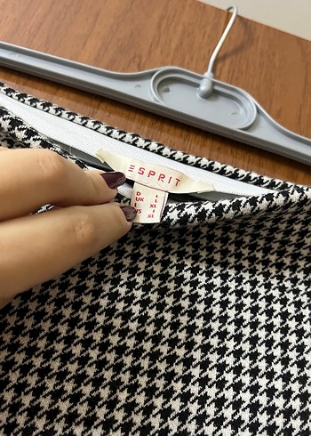 Ekose Desenli Midi Etek - Görsel 2