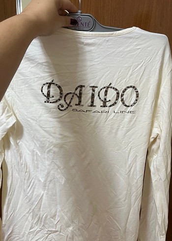 Uzun Kollu V Yakalı Beyaz Keten Bluz - Görsel 2