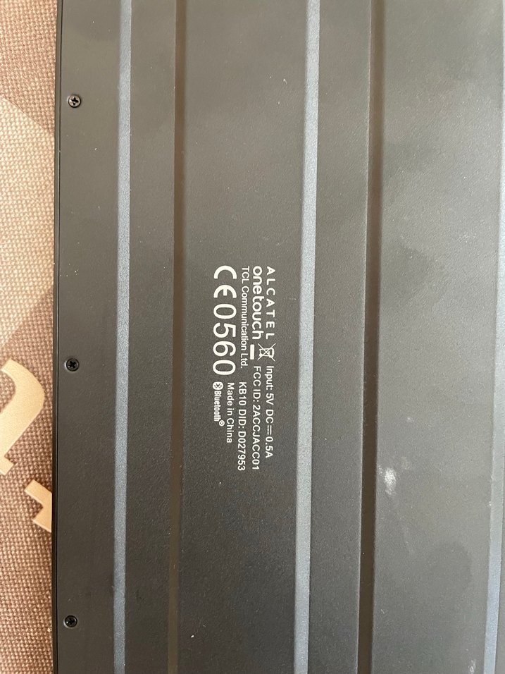 Alcatel OneTouch Siyah Kablosuz Klavye - Görsel 5