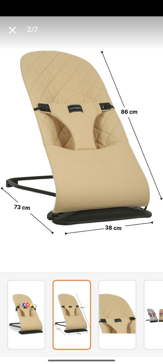 Bej Merfbaby Bebek Taşıma Slingi - Görsel 2