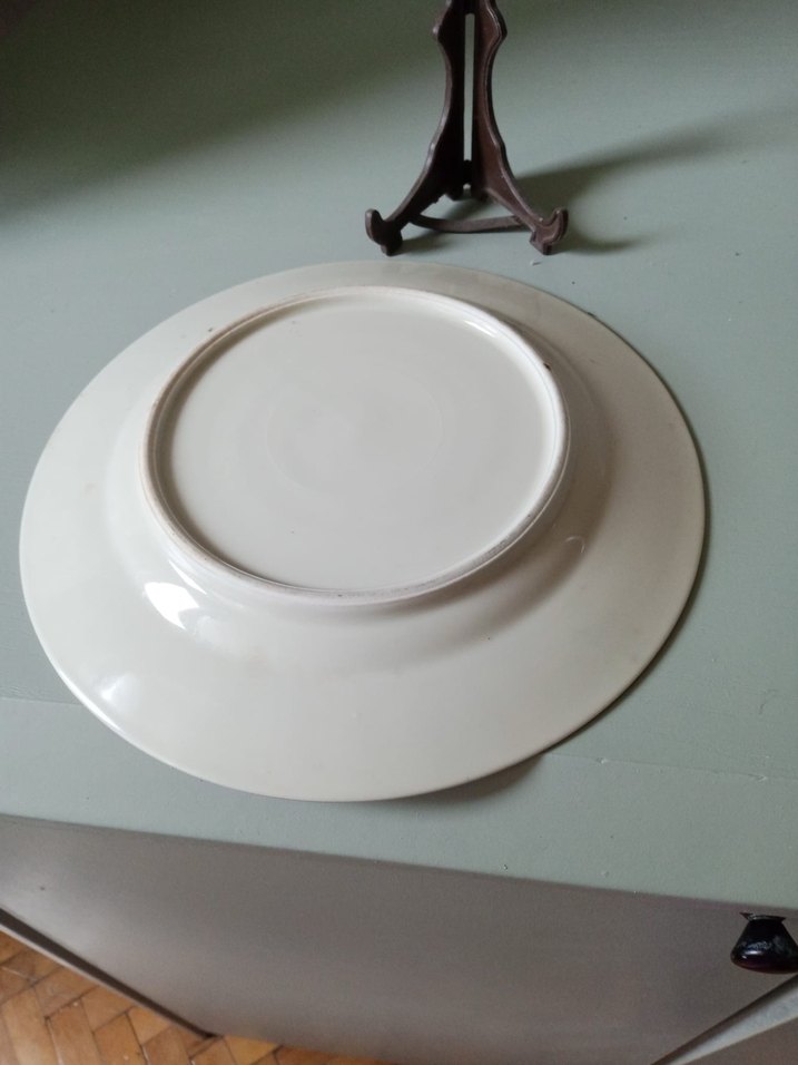 Siyah Kedi ve Kelebek Desenli Tabak - Görsel 2