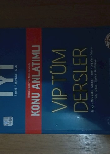 YKS VIP Tüm Dersler Konu Anlatımlı Kitap