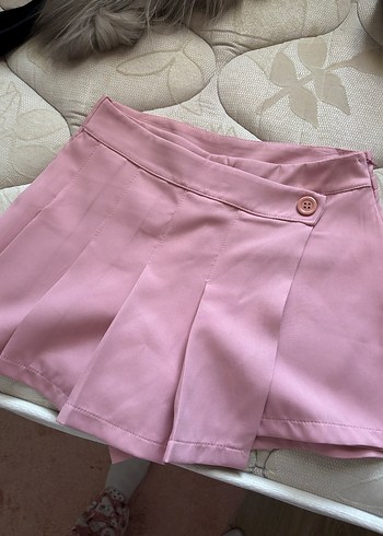 Pembe Şort Etek