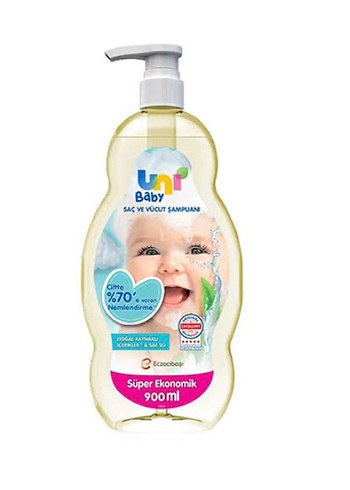 Uni Baby Saç ve Vücut Şampuanı 900ml