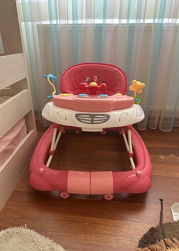 Prego Renkli Pembe Bebek Yürüteci
