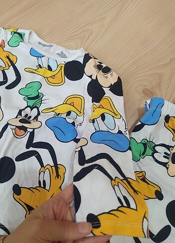 4 Yaş Beden çeşitli Renk Çocuk pijama takımı 