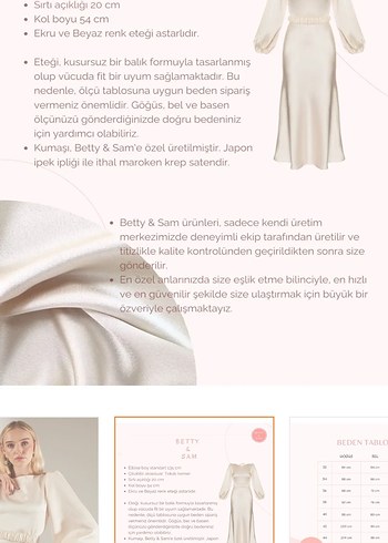 Bej Uzun Drapeli Kadın Elbise - Görsel 3