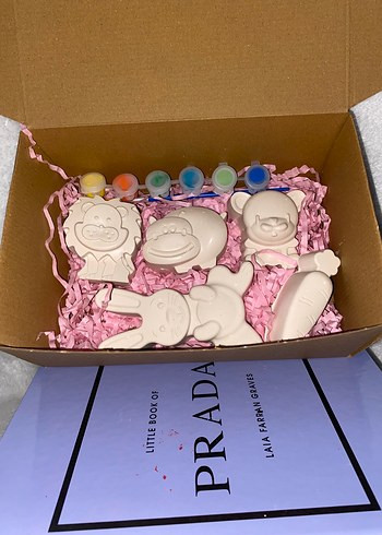 Pastel Renklerde Çocuk Boyama Seti