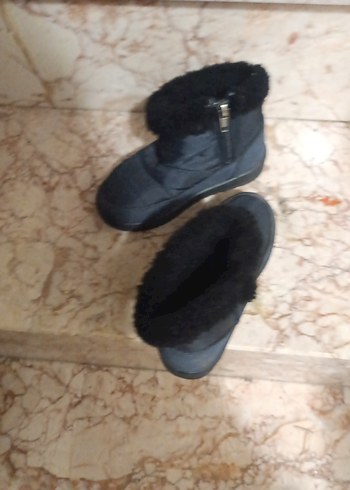 Kürklü Lacivert çocuk  Bot kız erkek çocuk uygun - Görsel 4