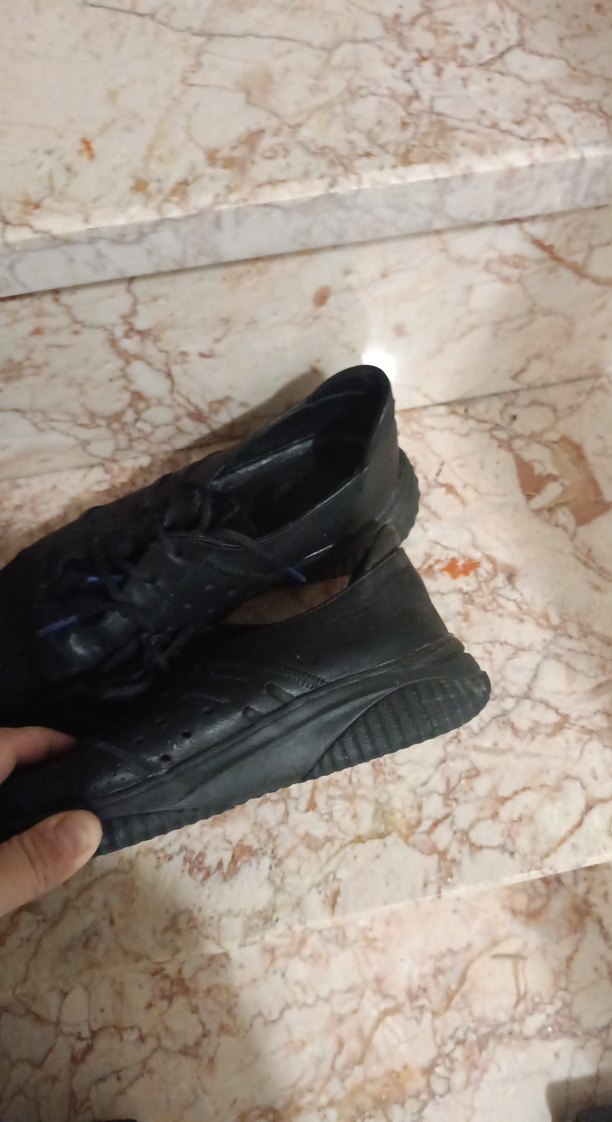 Siyah Bağcıklı bayan Günlük Ayakkabı - Görsel 3