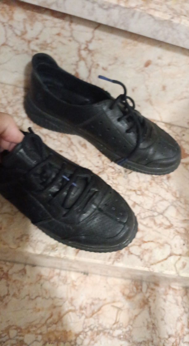 Siyah Bağcıklı bayan Günlük Ayakkabı - Görsel 2