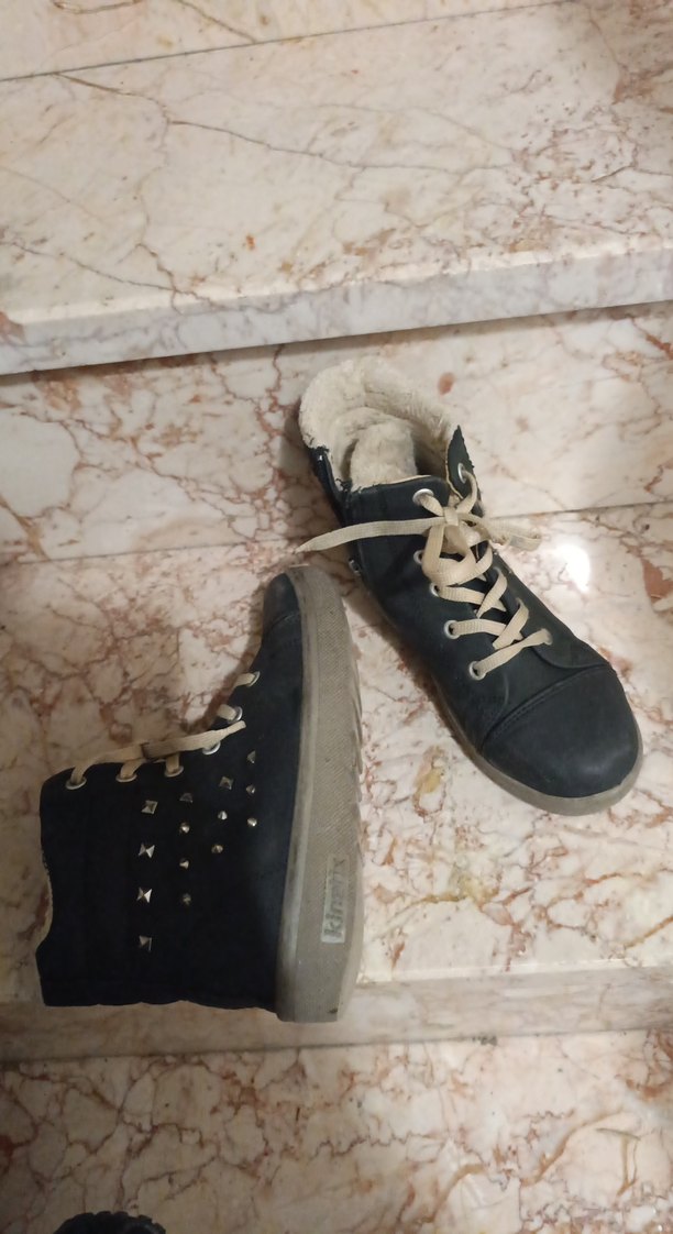 Gri Kürklü Kız Çocuk Botları - Görsel 3